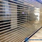 درب شیشه ای اتوماتیک فولدینگ