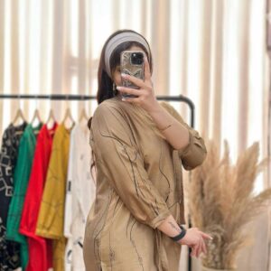✨ شومیز بابوس چاپی آستین بندی ✨**   **کد محصول: 1197**