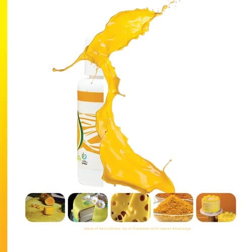 رنگ خوراکی و طبیعی کورکومین مخصوص بستنی موزی