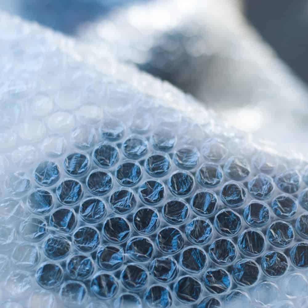 نایلون حبابدار پوشش پلاستیک صاین