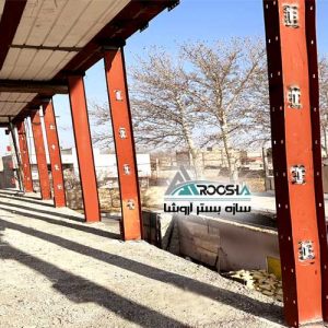 میلگرد بستر ،ناودانی منقطع اتصالات وادار