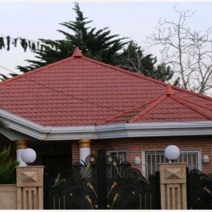 پوشش سقف شیروانی پرچین(تایل اصل)