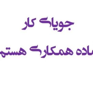 نیروی باتجربه جهت همکاری
