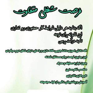 کار در منزل ادمین پاسخگو