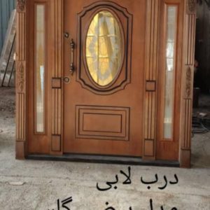 درب ضد سرقت لابی مدل بیضی گلس