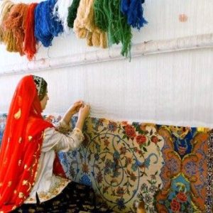آموزش قالیبافی آتروپات فرش اردبیل