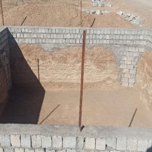 نصب ژئوممبران جهت عایق بندی مجدد استخرعمودی با دیواره بتنی