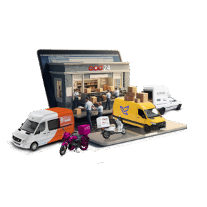 مدیریت ارسال آنلاین شاپ با کد24