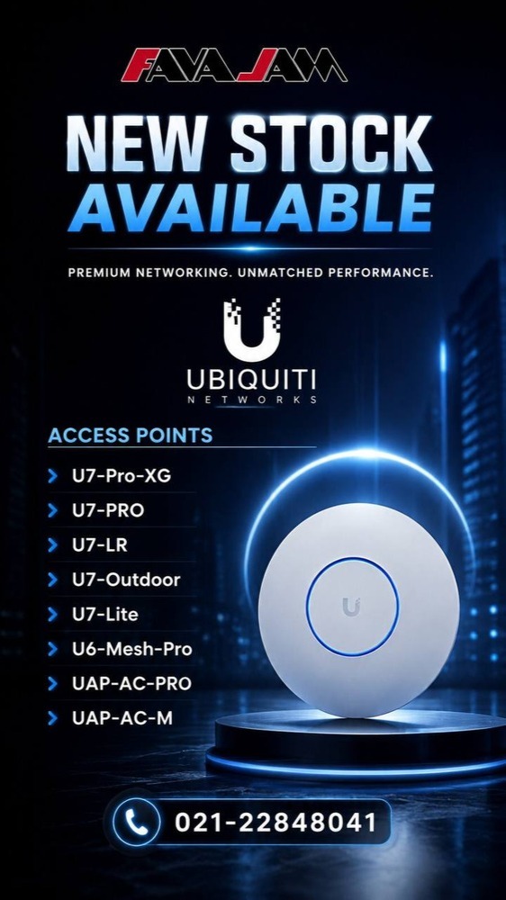 جدیدترین اکسس پوینت‌های Ubiquiti در فاواجم موجود شد!
