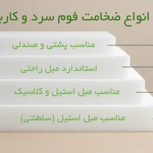 خرید فوم سرد با کیفیت عالی و قیمت کارخانه