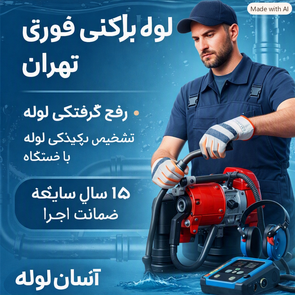 لوله بازکنی فوری تهران و کرج | آسان لوله | لوله کشی تشخیص ترکیدگی